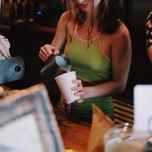 lil pink & green skirt set!!